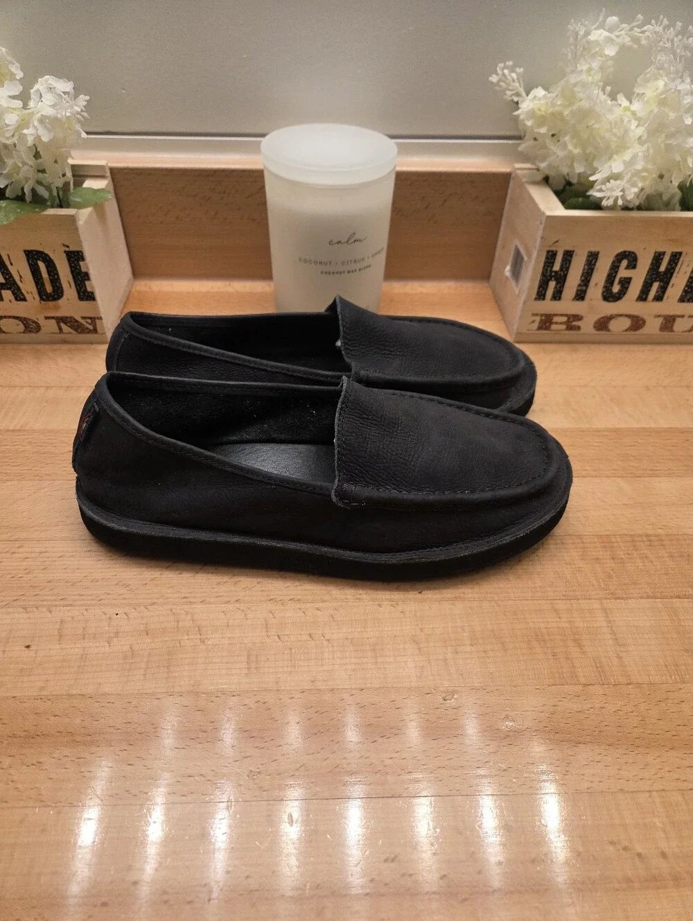 Rainbow Sandals Comfort Classics Premier Black Leather Loafer Men's Size 10